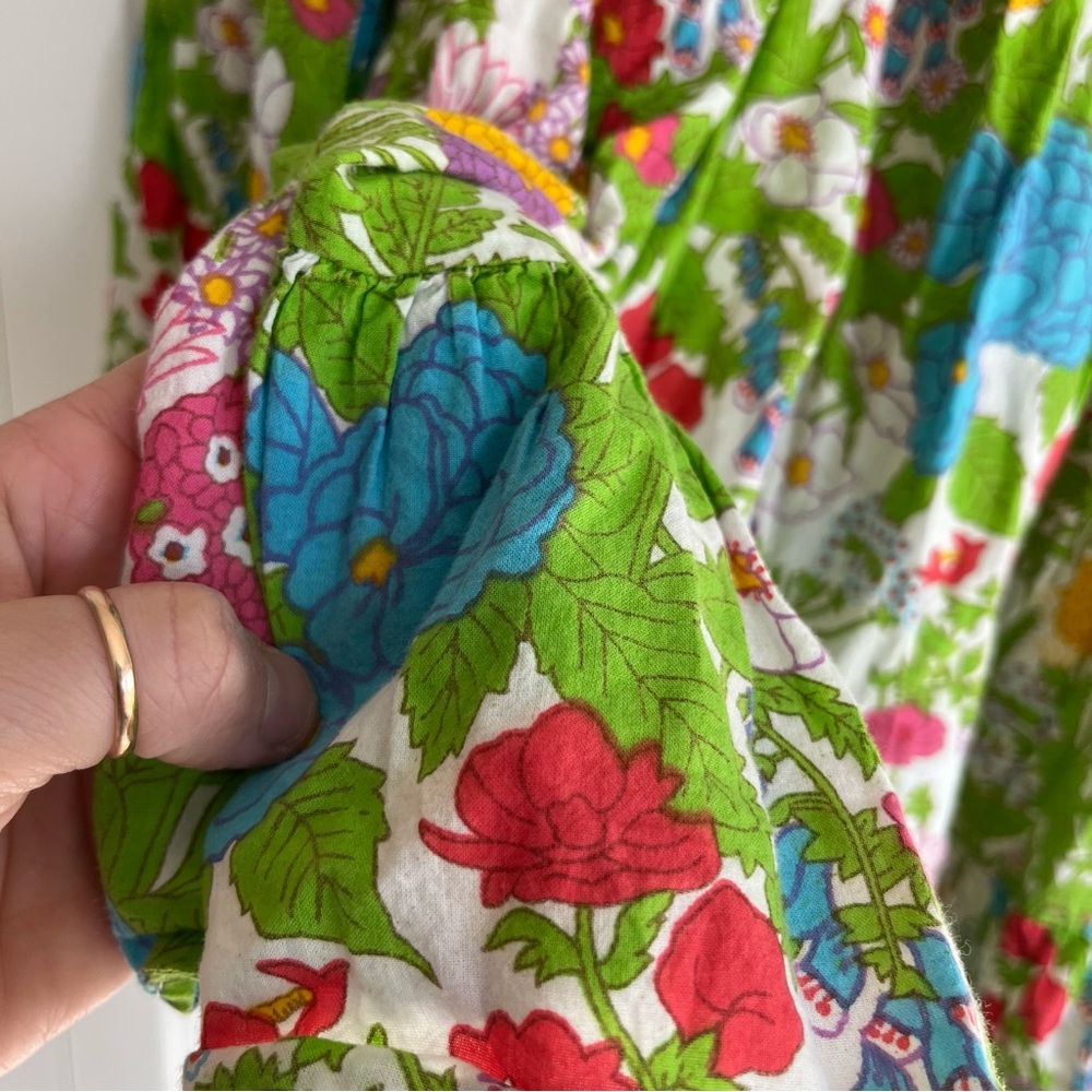 Mille Calista Mini Dress in Summer Garden Smocked Floral Dress - Picture 7 of 10